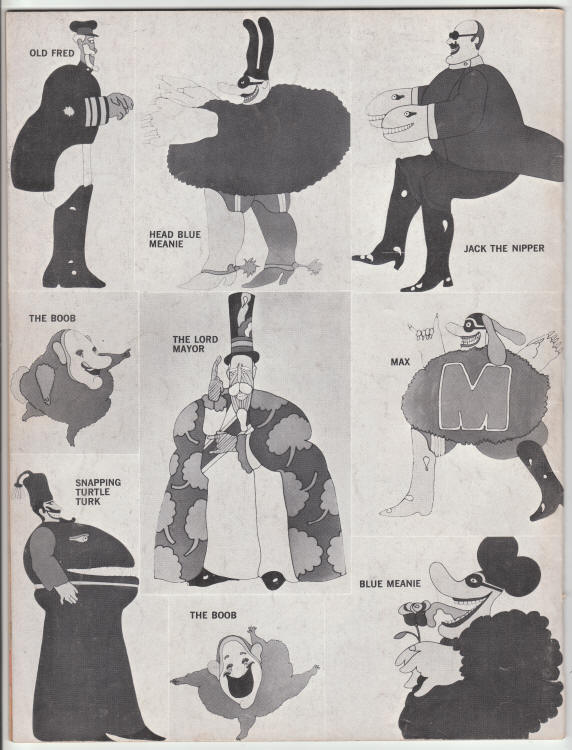 The Official Beatles Yellow Submarine Magazine back cover