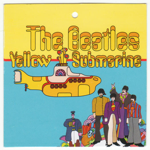 The Beatles Yellow Submarine Product Tag Card