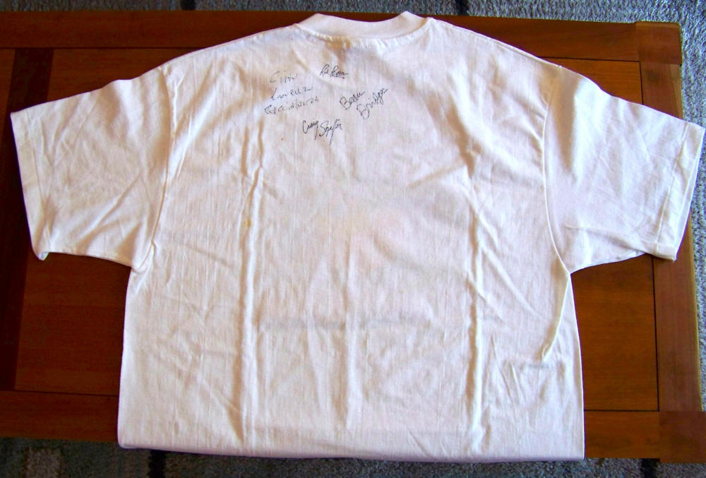 Beau Bridges Celebrity Tennis Classic Signed T-Shirt