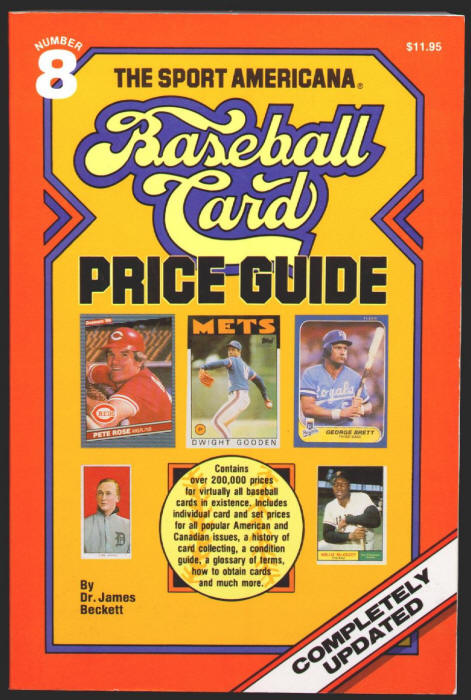 Sport Americana Baseball Card Price Guide #8 front cover