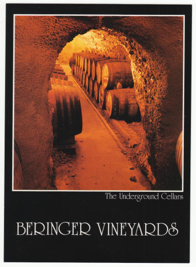 Beringer Vineyards Post Card
