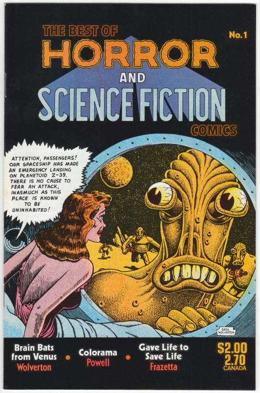 Best of Horror and Science Fiction Comics 1 front cover