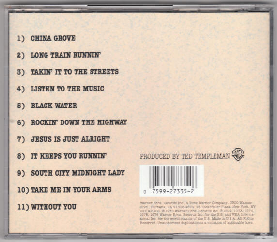 Best Of The Doobies Compact Disc