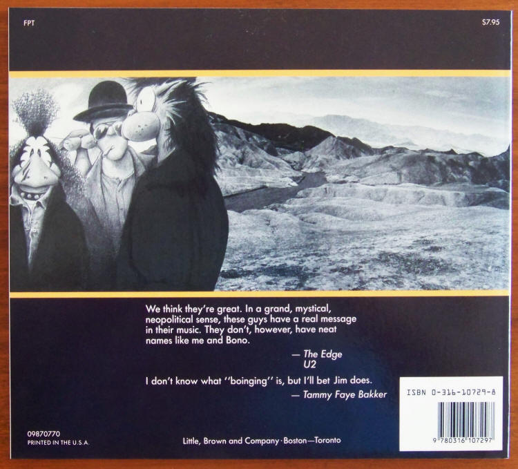Bloom County Billy And The Boingers Bootleg back cover