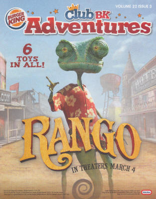 Burger King Adventures Volume 22 #3 Rango