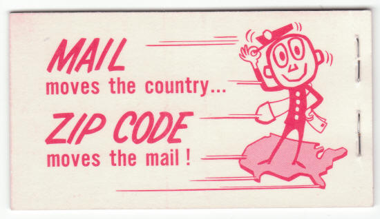Scott #BKC22 Airmail Postage Combination Booklet back