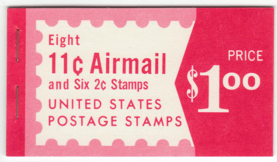 Scott #BKC22 Airmail Postage Combination Booklet front