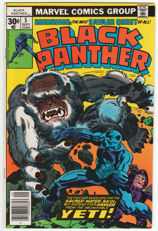 Black Panther #5 front cover