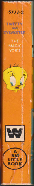 Tweety and Sylvester Magic Voice spine
