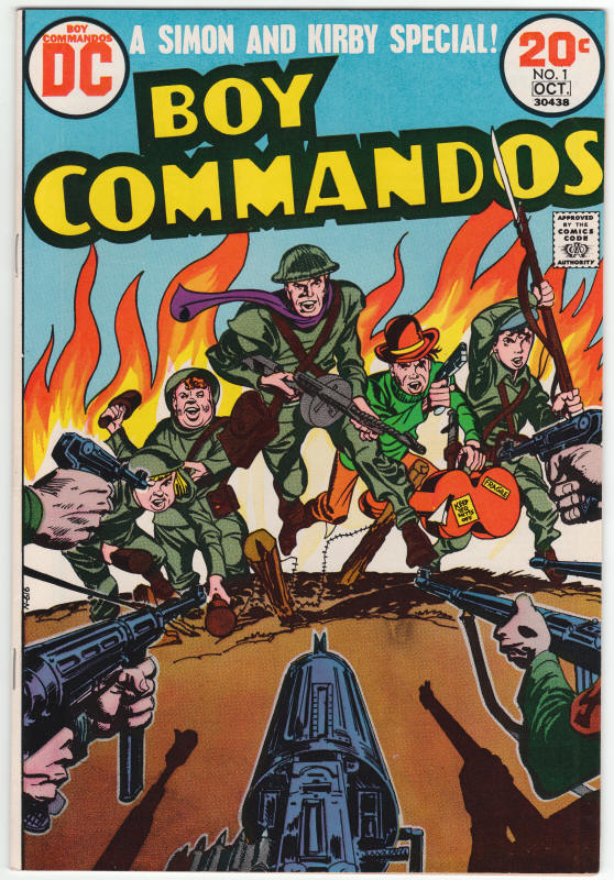 Boy Commandos #1 front cover