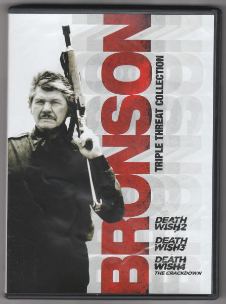 Bronson Triple Threat Collection DVDs front