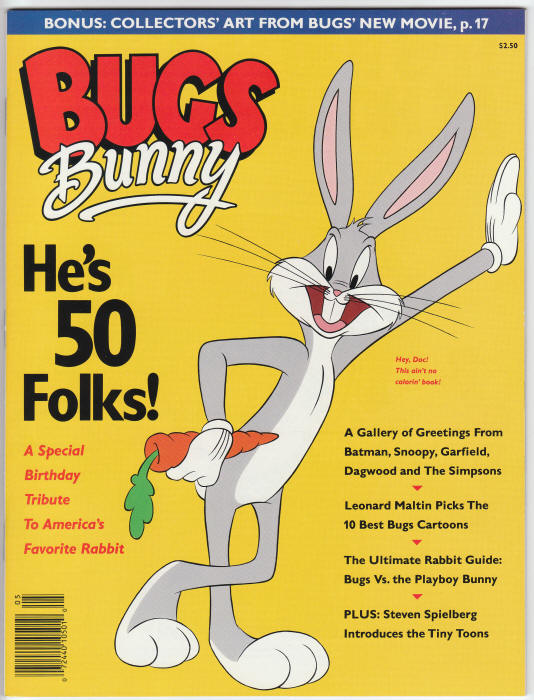 Bugs Bunny magazine front cover