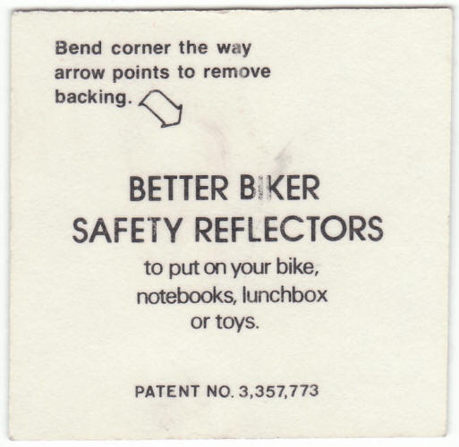 Burger King 1981 Pedal Power Sticker