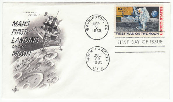 Scott #C76 Mans First Landing On the Moon First Day Cover