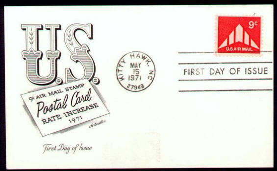Scott #C77 Air Mail Post Card First Day Cover