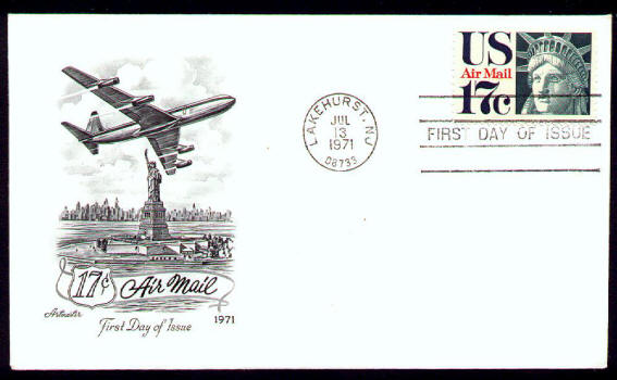 Scott #C80 Lady Liberty Air Mail First Day Cover