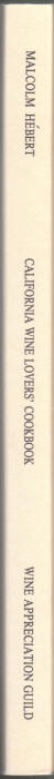 California Wine Lovers Cookbook spine