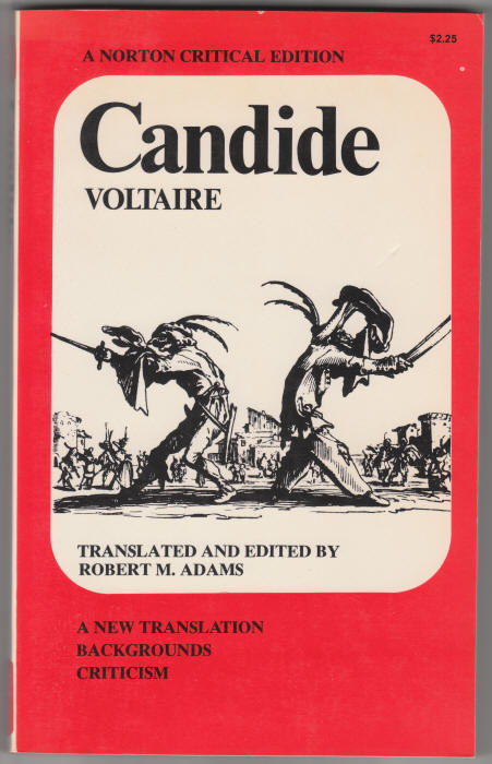 Candide Voltaire front cover