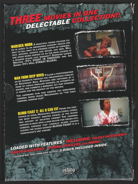 Cannibal Lunch Box Triple Feature DVD Set