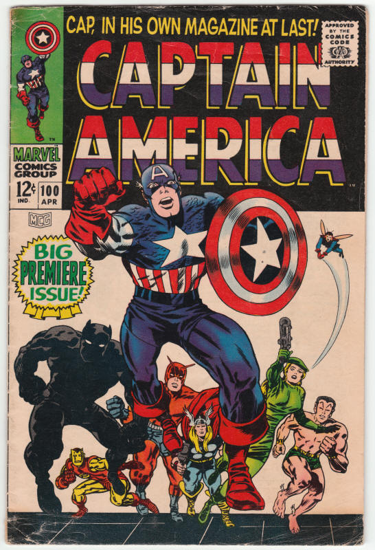 Captain America 100 front cover