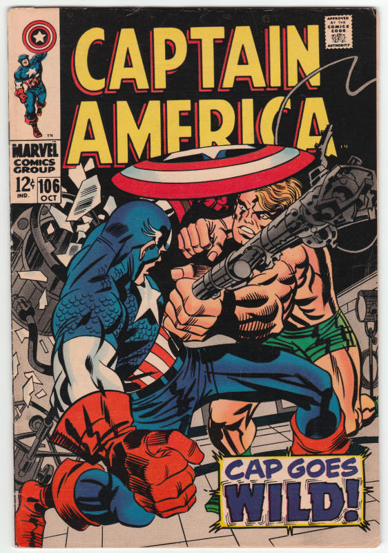 Captain America 106 front cover