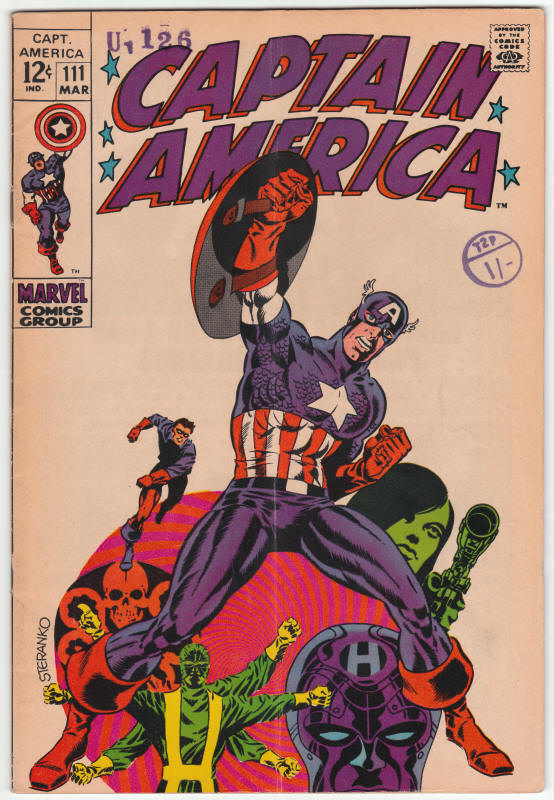 Captain America #111 front cover