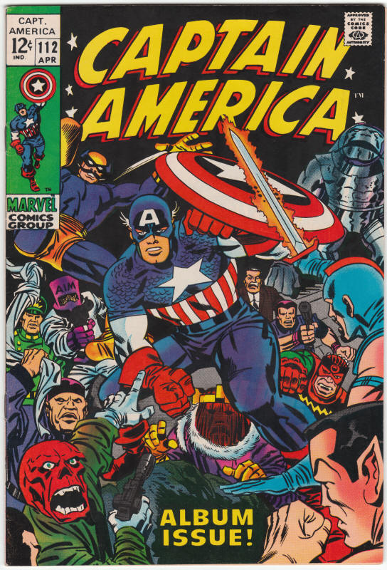 Captain America #112 front cover