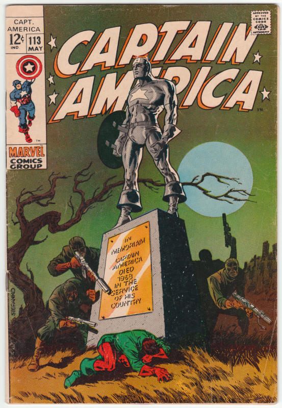 Captain America #113 front cover