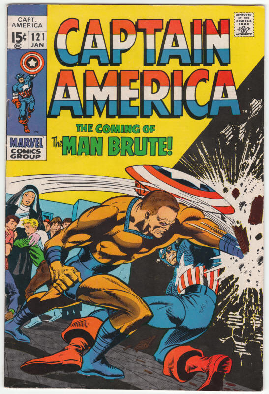 Captain America #121 front cover