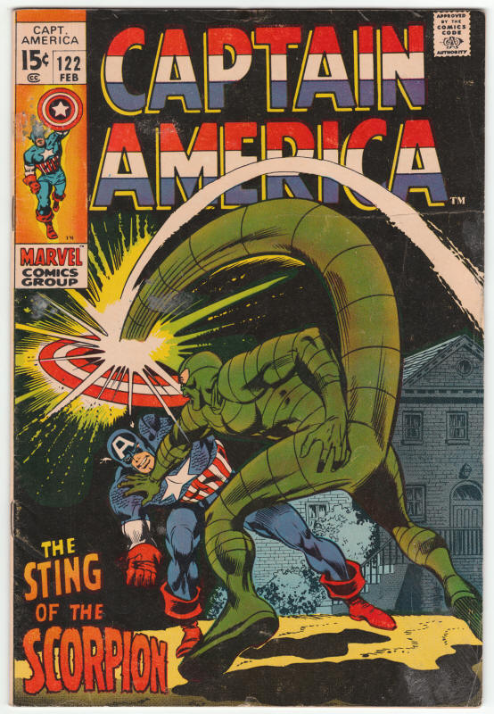 Captain America #122 front cover