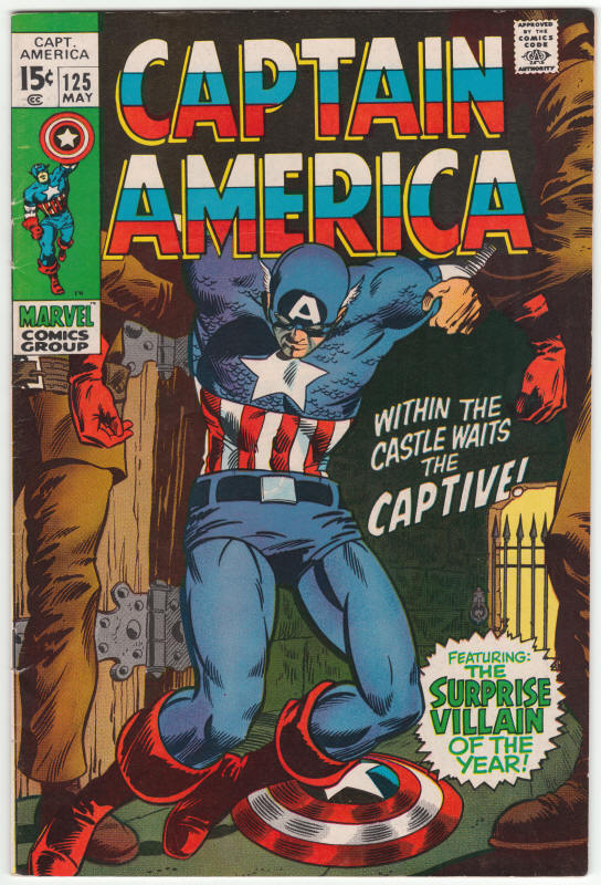 Captain America #125 front cover