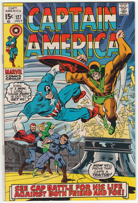Captain America #127 front cover