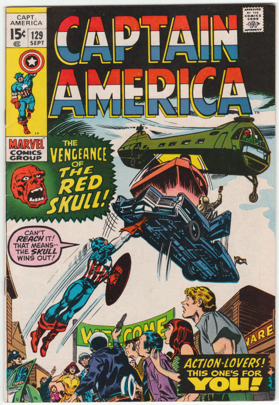 Captain America #129 front cover