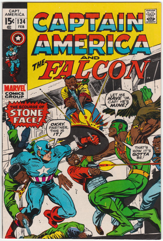 Captain America #134 front cover