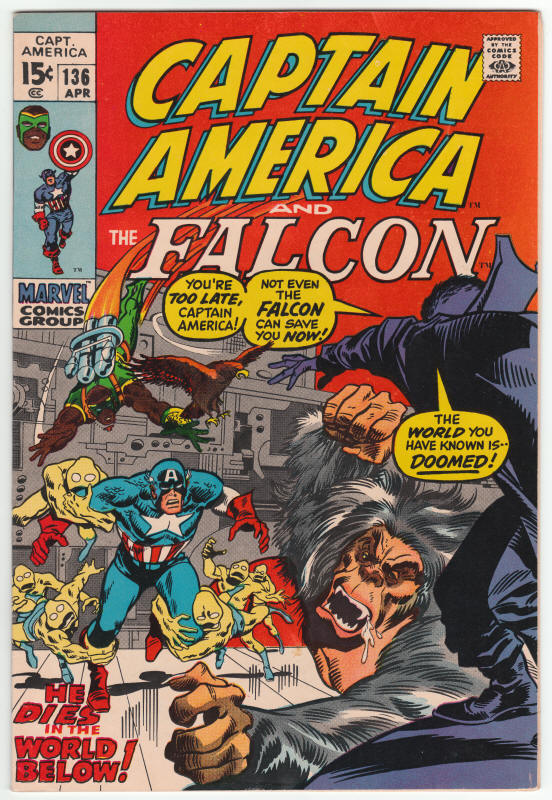 Captain America #136 front cover