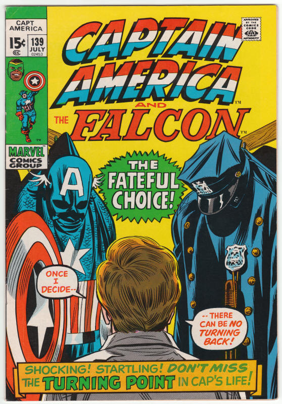 Captain America #139 front cover
