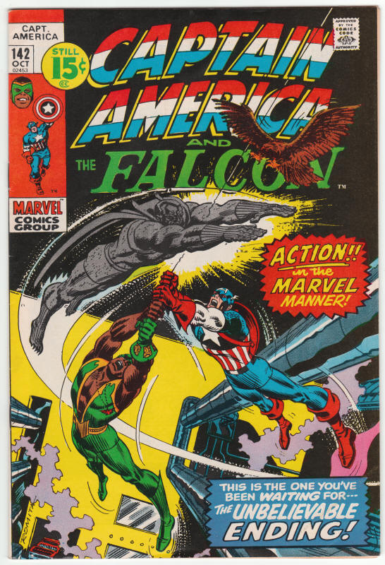 Captain America #142 front cover