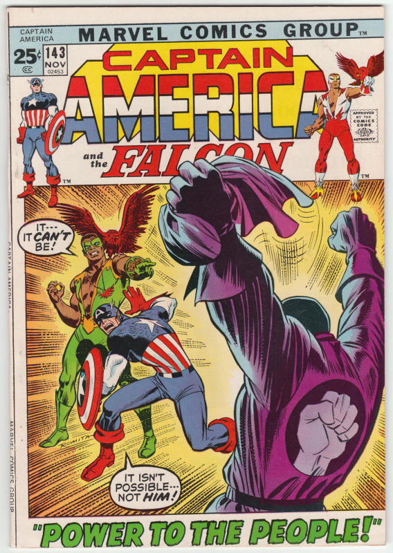 Captain America #143 front cover