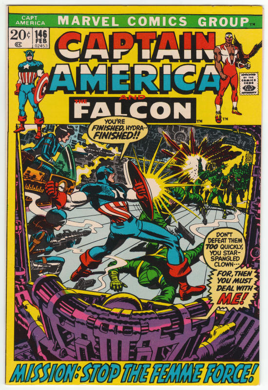 Captain America 146 front cover