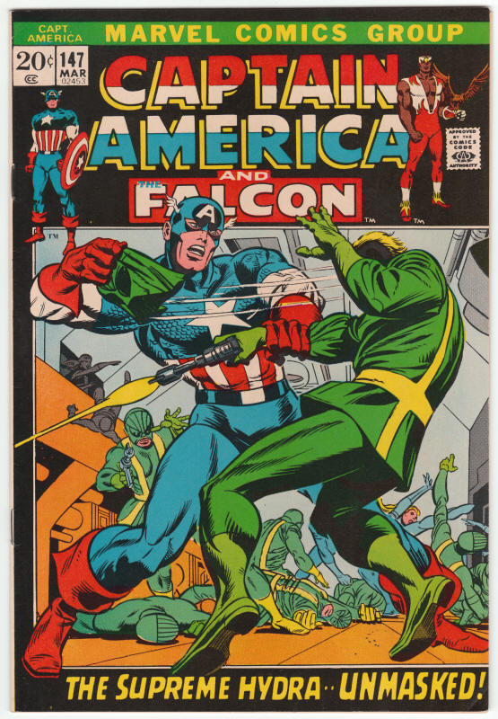 Captain America 147 front cover