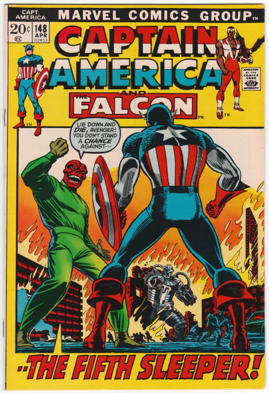Captain America #148 front cover