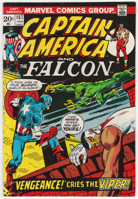 Captain America #157 front cover
