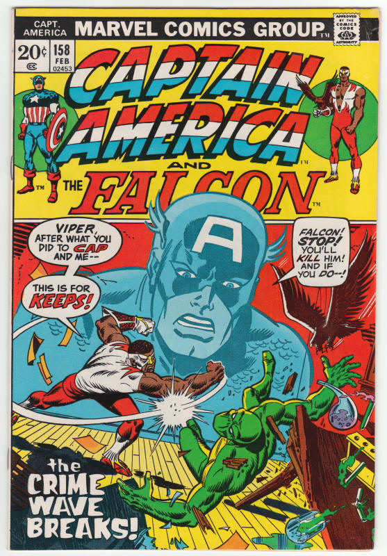Captain America #158 front cover
