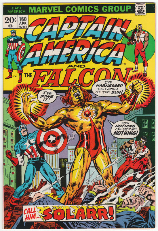 Captain America #160 front cover