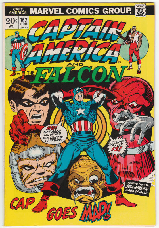 Captain America #162 front cover