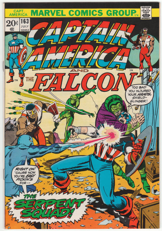 Captain America #163 front cover
