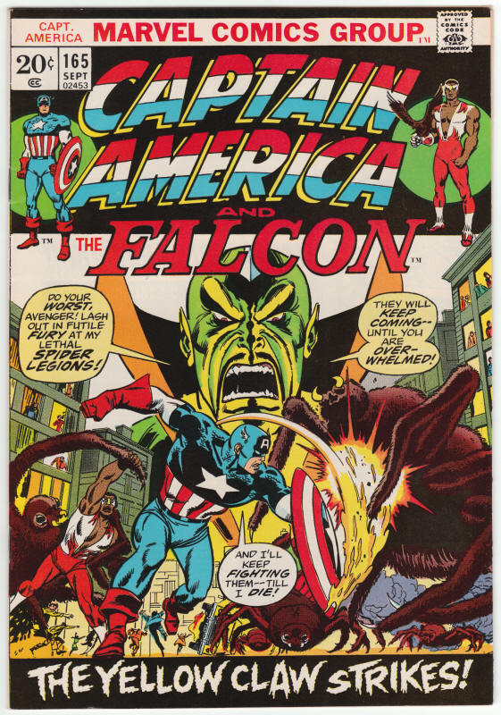 Captain America #165 front cover