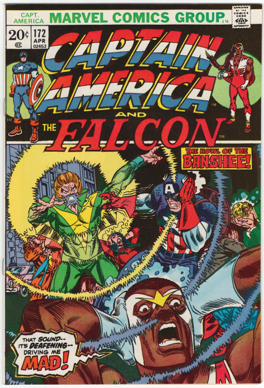 Captain America #172 front cover X-Men