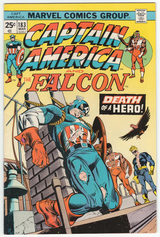 Captain America #183 front cover