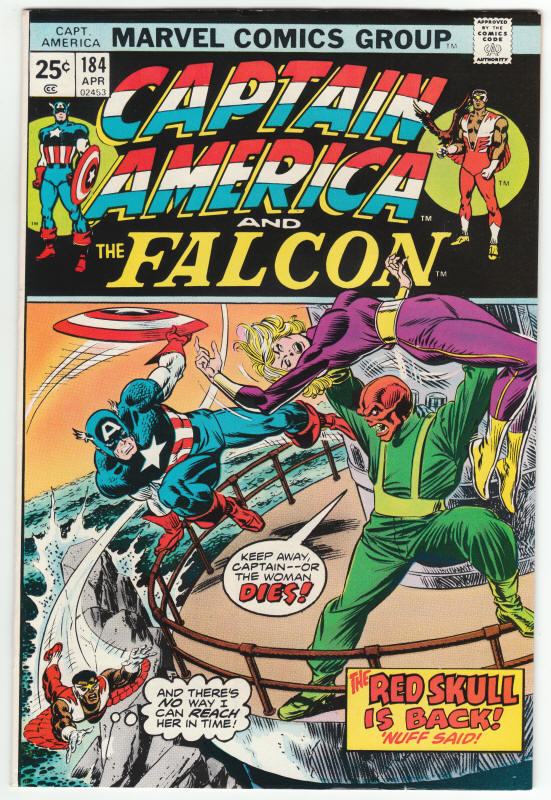 Captain America #184 front cover